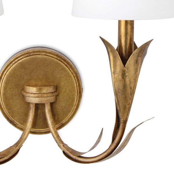River Reed Sconce Double